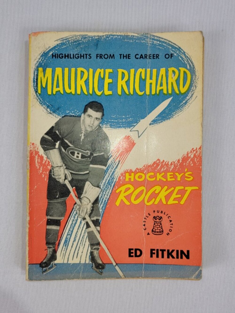 Highlights Career Maurice Richard Vintage Paperback Pocket Book Ed Fitkin